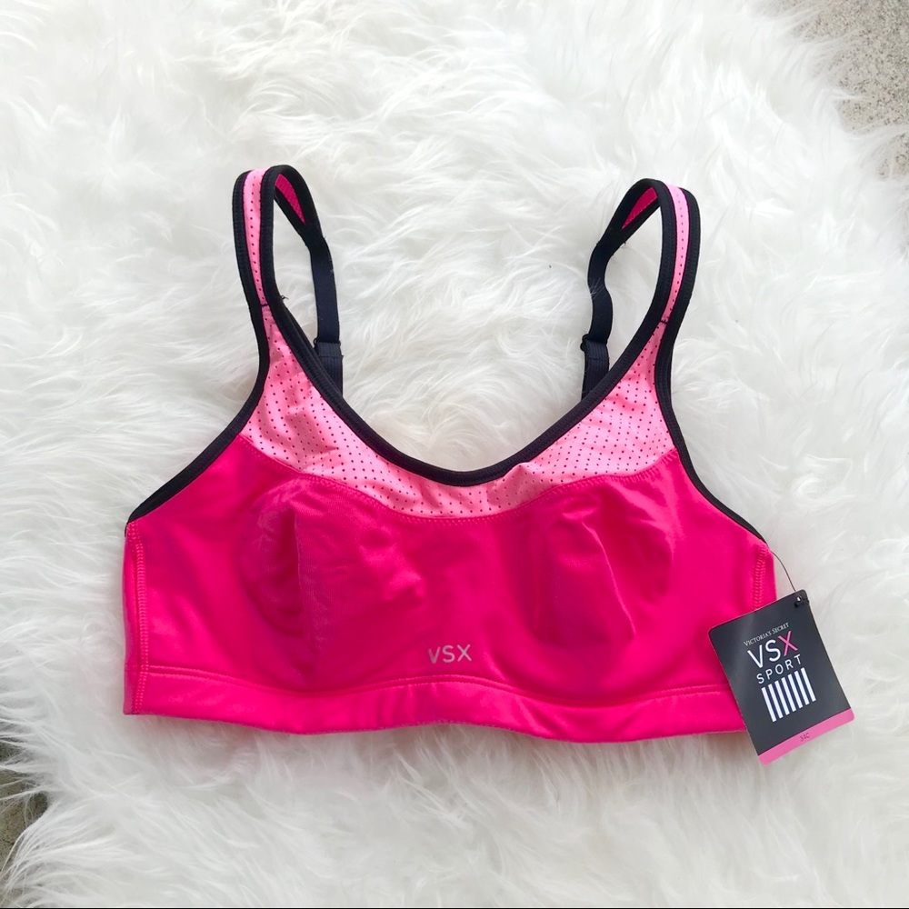 NWT VS Pro neon pink sports bra